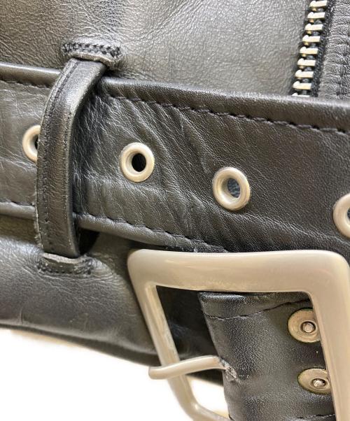 PERFECTO by Schott（パーフェクト バイ ショット）PERFECTO by Schott (パーフェクト バイ ショット) レザーライダースジャケット ブラック サイズ:40の古着・服飾アイテム