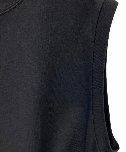 PLUS OTO.HA（プラスオトハ）PLUS OTO.HA (プラスオトハ) ノースリーブ切替ワンピース ブラック サイズ:Fの古着・服飾アイテム