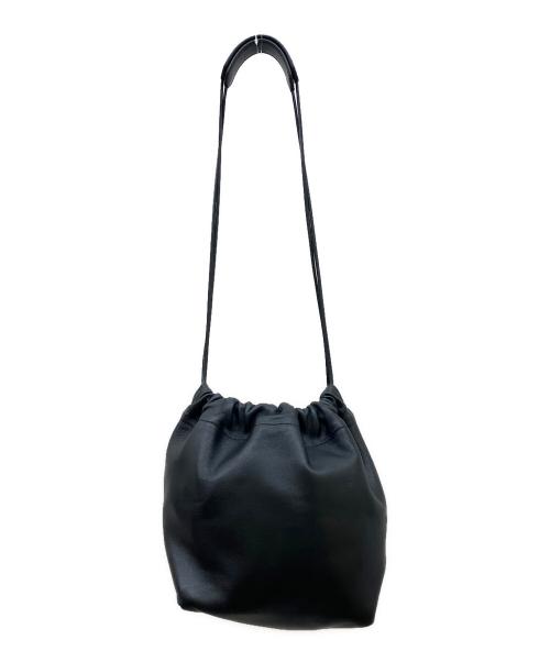 JIL SANDER（ジルサンダー）JIL SANDER (ジルサンダー) 巾着バック ブラックの古着・服飾アイテム