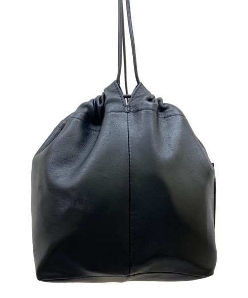 JIL SANDER（ジルサンダー）JIL SANDER (ジルサンダー) 巾着バック ブラックの古着・服飾アイテム