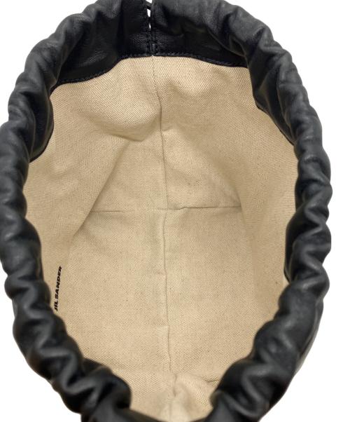 JIL SANDER（ジルサンダー）JIL SANDER (ジルサンダー) 巾着バック ブラックの古着・服飾アイテム