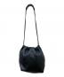 JIL SANDER (ジルサンダー) 巾着バック ブラック：25000円