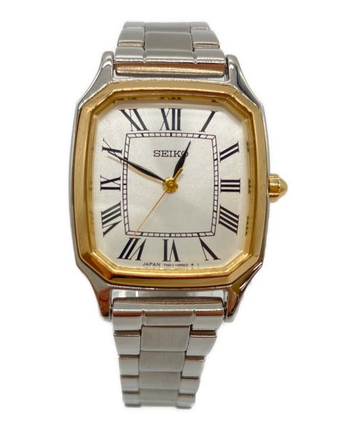 SEIKO（セイコー）SEIKO (セイコー) UNITED ARROWS TOKYO (ユナイテッドアローズトウキョウ) スクエア メタル リストウォッチの古着・服飾アイテム