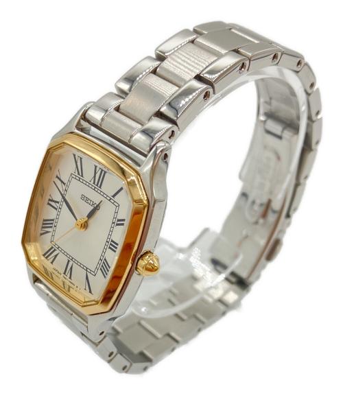 SEIKO（セイコー）SEIKO (セイコー) UNITED ARROWS TOKYO (ユナイテッドアローズトウキョウ) スクエア メタル リストウォッチの古着・服飾アイテム