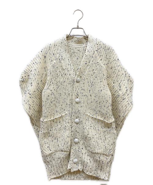 sacai（サカイ）sacai (サカイ) Nep Yarn Knit Cardigan ホワイト サイズ:1の古着・服飾アイテム