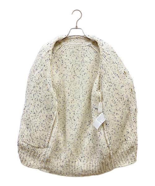 sacai（サカイ）sacai (サカイ) Nep Yarn Knit Cardigan ホワイト サイズ:1の古着・服飾アイテム