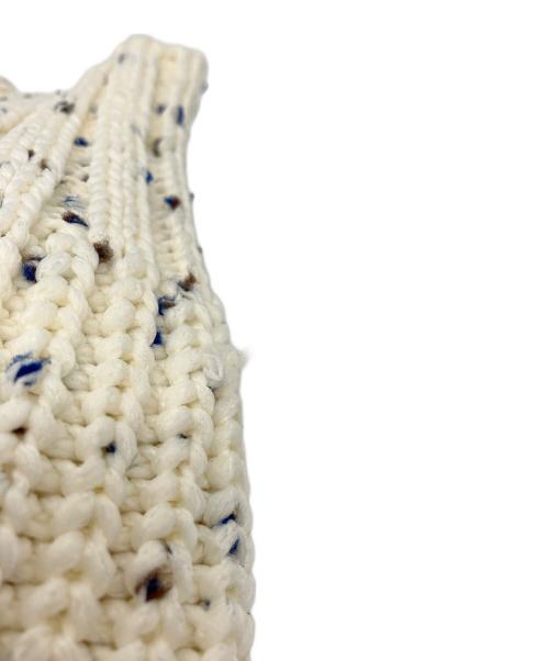 sacai（サカイ）sacai (サカイ) Nep Yarn Knit Cardigan ホワイト サイズ:1の古着・服飾アイテム