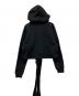 3.1 phillip lim (スリーワンフィリップリム) Compact French Terry Front Wrap Hoodie ブラック サイズ:XS：15000円
