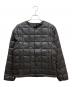 TAION EXTRA（タイオン エクストラ）の古着「CREW NECK INNER DOWN SET」｜ブラック