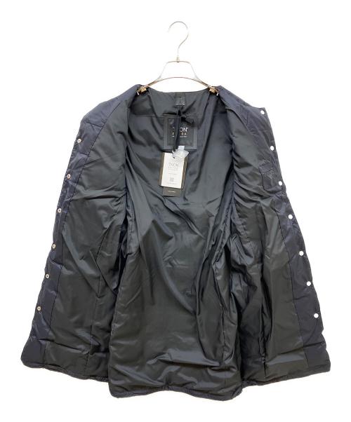 TAION EXTRA（タイオン エクストラ）TAION EXTRA (タイオン エクストラ) ”クルーネック セミロング” インナーダウンセット ブラック サイズ:L 未使用品の古着・服飾アイテム