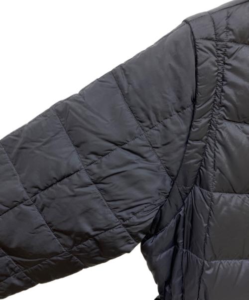 TAION EXTRA（タイオン エクストラ）TAION EXTRA (タイオン エクストラ) ”クルーネック セミロング” インナーダウンセット ブラック サイズ:L 未使用品の古着・服飾アイテム