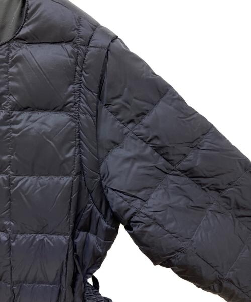 TAION EXTRA（タイオン エクストラ）TAION EXTRA (タイオン エクストラ) ”クルーネック セミロング” インナーダウンセット ブラック サイズ:L 未使用品の古着・服飾アイテム