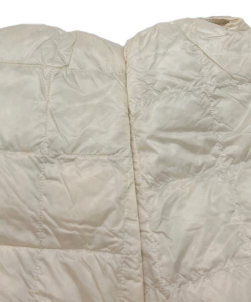 TAION EXTRA（タイオン エクストラ）TAION EXTRA (タイオン エクストラ) ボレロ+スカートインナーダウン ホワイト サイズ:Lの古着・服飾アイテム