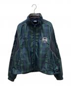 UMBRO×FREAK'S STOREアンブロ×フリークスストア）の古着「ナイロンジャケット」｜グリーン×ネイビー