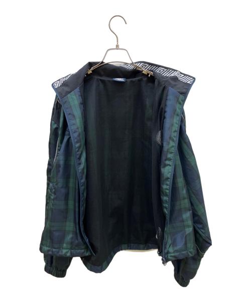 UMBRO（アンブロ）UMBRO (アンブロ) FREAK'S STORE (フリークスストア) ナイロンジャケット グリーン×ネイビー サイズ:Mの古着・服飾アイテム