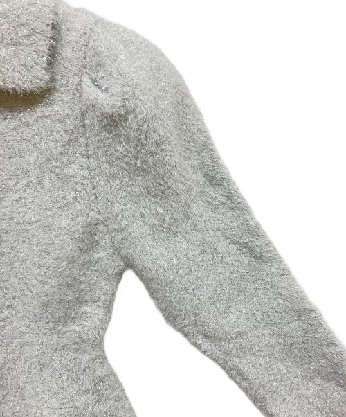 Bibiy.（ビビィ）Bibiy. (ビビィ) LISA PEPURAMU KNIT グレー サイズ:Fの古着・服飾アイテム