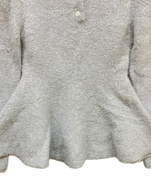 Bibiy.（ビビィ）Bibiy. (ビビィ) LISA PEPURAMU KNIT グレー サイズ:Fの古着・服飾アイテム