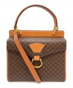 CELINEセリーヌ）の古着「2WAYハンドバッグ」｜ブラウン