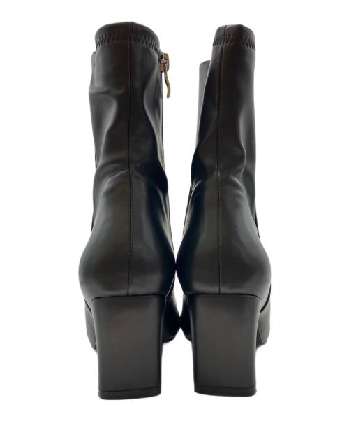 CELFORD（セルフォード）CELFORD (セルフォード) ラインビジューショートブーツ ブラック サイズ:24.5の古着・服飾アイテム