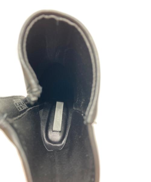 CELFORD（セルフォード）CELFORD (セルフォード) ラインビジューショートブーツ ブラック サイズ:24.5の古着・服飾アイテム