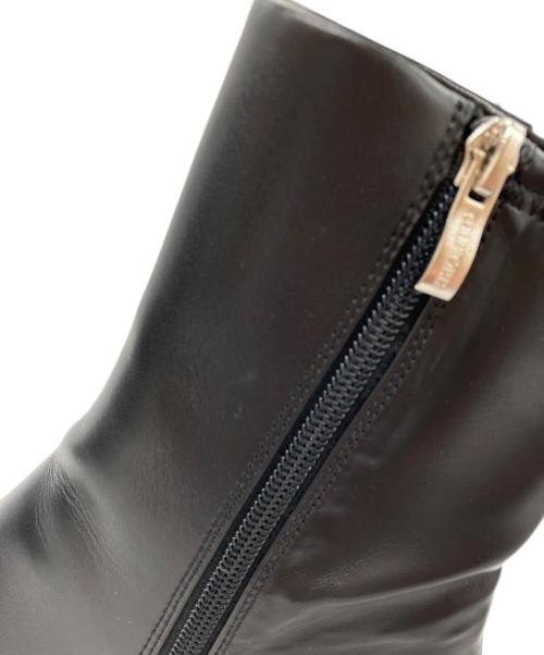 CELFORD（セルフォード）CELFORD (セルフォード) ラインビジューショートブーツ ブラック サイズ:24.5の古着・服飾アイテム