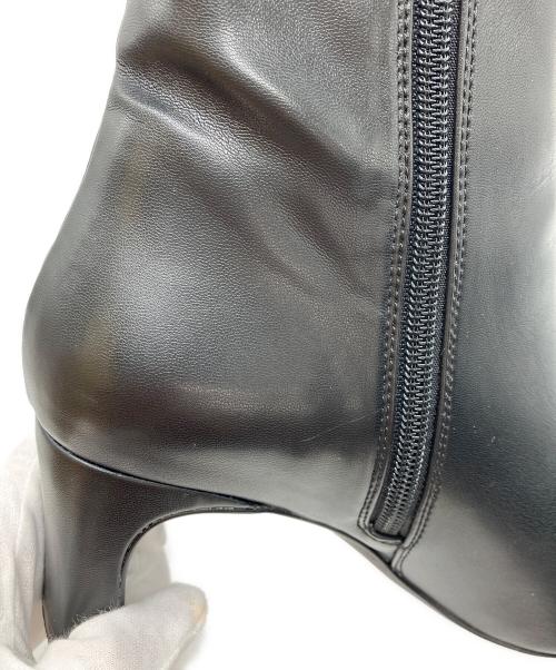 CELFORD（セルフォード）CELFORD (セルフォード) ラインビジューショートブーツ ブラック サイズ:24.5の古着・服飾アイテム