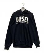DIESELディーゼル）の古着「ロゴパーカー」｜ブラック