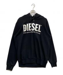 DIESEL（ディーゼル）の古着「ロゴパーカー」｜ブラック