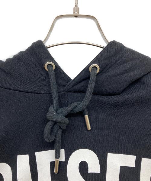 DIESEL（ディーゼル）DIESEL (ディーゼル) ロゴパーカー ブラック サイズ:XLの古着・服飾アイテム