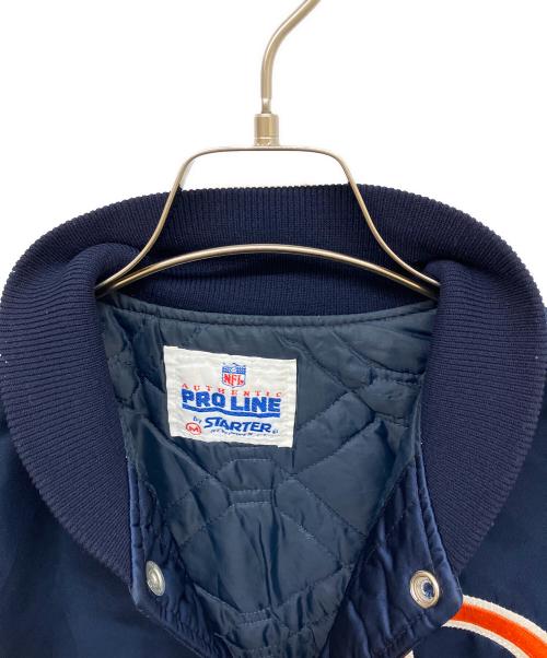 STARTER（スターター）STARTER (スターター) NFL (ナショナル・フットボール・リーグ) CHICAGO BEARS JACKET ネイビー サイズ:Mの古着・服飾アイテム