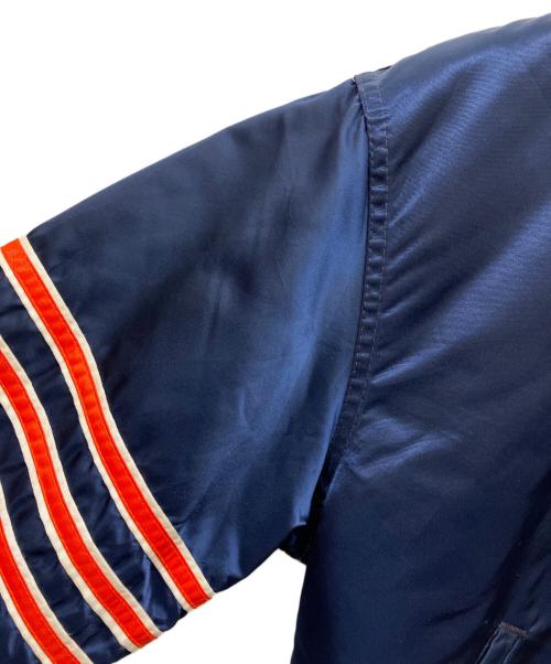 STARTER（スターター）STARTER (スターター) NFL (ナショナル・フットボール・リーグ) CHICAGO BEARS JACKET ネイビー サイズ:Mの古着・服飾アイテム