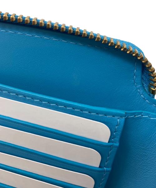 COMME des GARCONS（コムデギャルソン）COMME des GARCONS (コムデギャルソン) 2つ折り財布 ブルーの古着・服飾アイテム