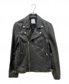 ）の古着「ダブルライダースジャケット」｜ブラック