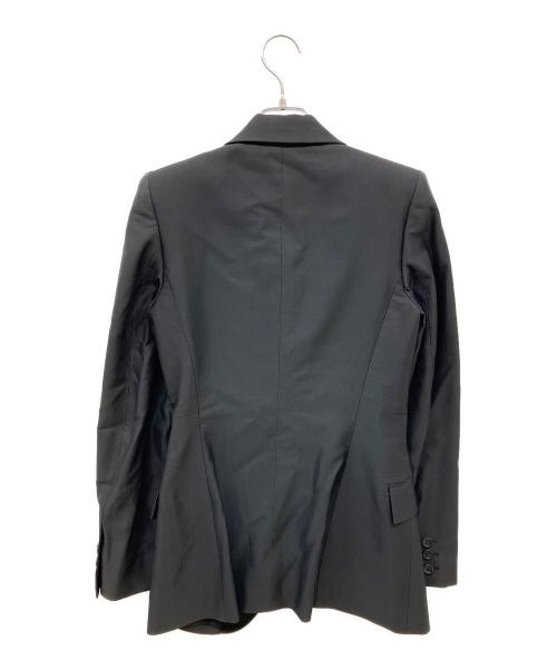ALEXANDER McQUEEN（アレキサンダーマックイーン）ALEXANDER McQUEEN (アレキサンダーマックイーン) シルク混タキシードテーラードジャケット ブラック サイズ:38の古着・服飾アイテム