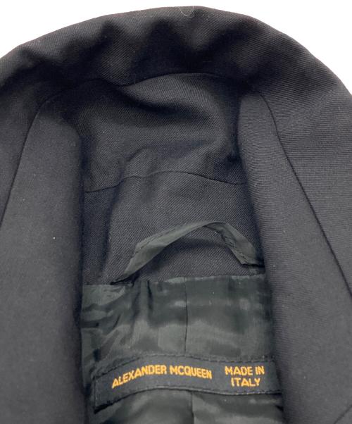 ALEXANDER McQUEEN（アレキサンダーマックイーン）ALEXANDER McQUEEN (アレキサンダーマックイーン) 変形ジャケットセットアップ ブラック サイズ:ジャケットSIZE42/スカートSIZE36の古着・服飾アイテム