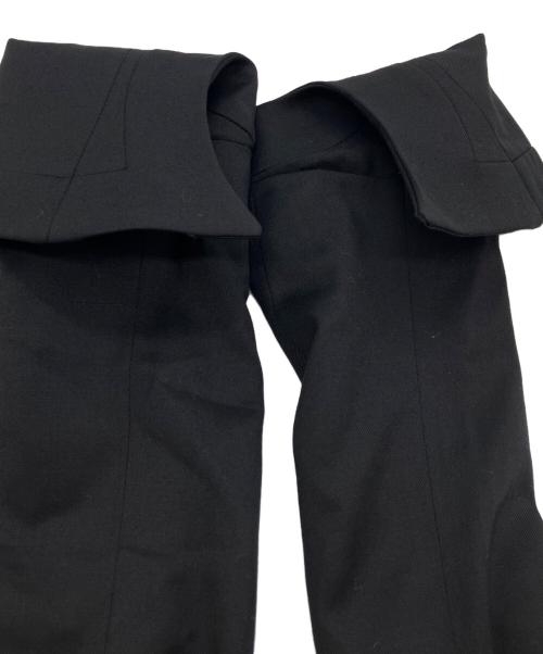 ALEXANDER McQUEEN（アレキサンダーマックイーン）ALEXANDER McQUEEN (アレキサンダーマックイーン) 変形ジャケットセットアップ ブラック サイズ:ジャケットSIZE42/スカートSIZE36の古着・服飾アイテム