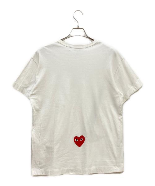 PLAY COMME des GARCONS（プレイコムデギャルソン）PLAY COMME des GARCONS (プレイコムデギャルソン) NIKE (ナイキ) ロゴプリントTシャツ ホワイト サイズ:XLの古着・服飾アイテム