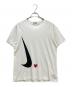 PLAY COMME des GARCONS（プレイコムデギャルソン）の古着「ロゴプリントTシャツ」｜ホワイト