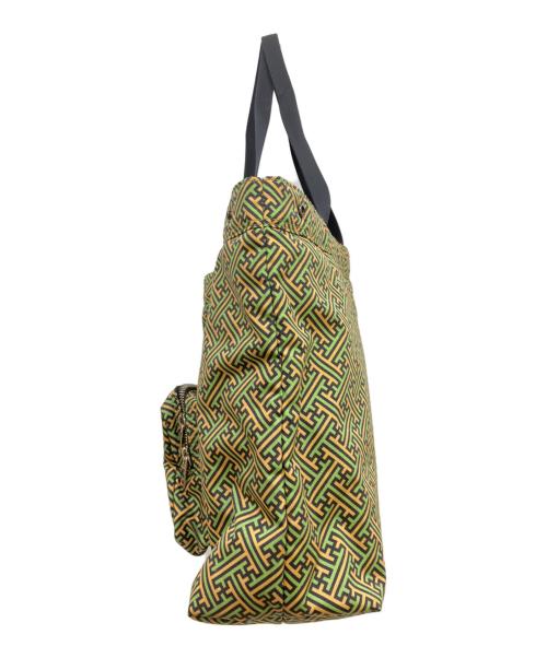PORTER（ポーター）PORTER (ポーター) PATTERNTOTE BAG グリーンの古着・服飾アイテム