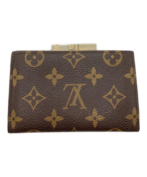 LOUIS VUITTON（ルイ ヴィトン）LOUIS VUITTON (ルイ ヴィトン) がま口コインケース ブラウンの古着・服飾アイテム