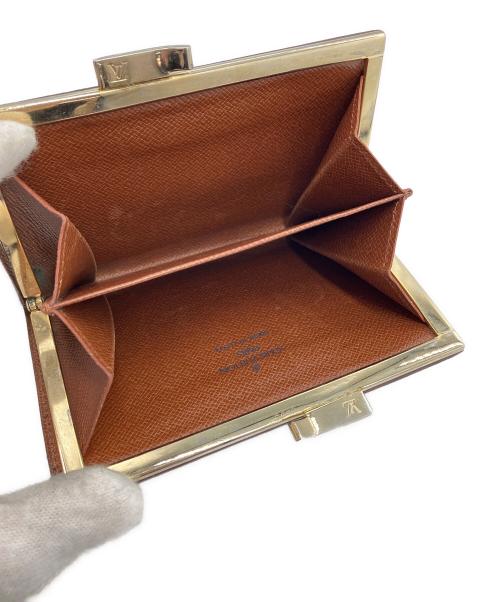 LOUIS VUITTON（ルイ ヴィトン）LOUIS VUITTON (ルイ ヴィトン) がま口コインケース ブラウンの古着・服飾アイテム