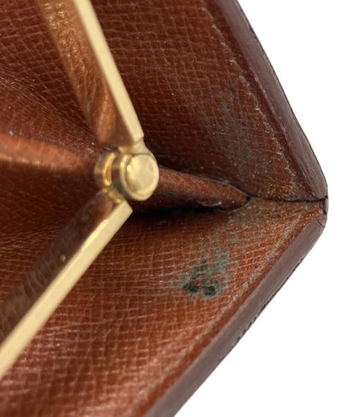 LOUIS VUITTON（ルイ ヴィトン）LOUIS VUITTON (ルイ ヴィトン) がま口コインケース ブラウンの古着・服飾アイテム