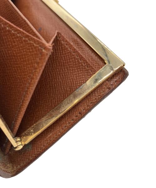 LOUIS VUITTON（ルイ ヴィトン）LOUIS VUITTON (ルイ ヴィトン) がま口コインケース ブラウンの古着・服飾アイテム