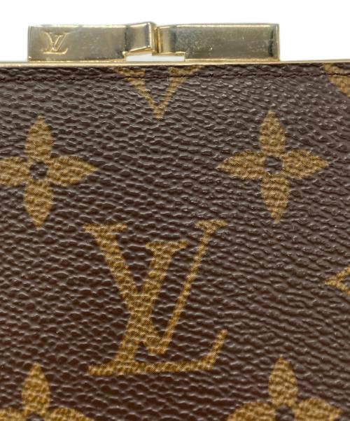 LOUIS VUITTON（ルイ ヴィトン）LOUIS VUITTON (ルイ ヴィトン) がま口コインケース ブラウンの古着・服飾アイテム