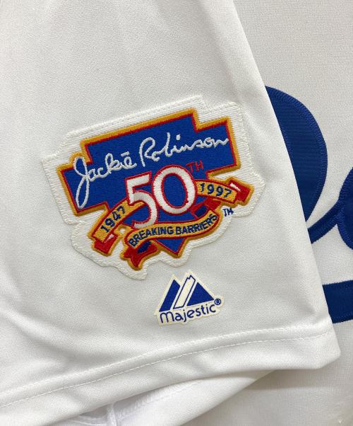 Majestic（マジェスティック）Majestic (マジェスティック) ベースボールシャツ ホワイト サイズ:XL 未使用品の古着・服飾アイテム