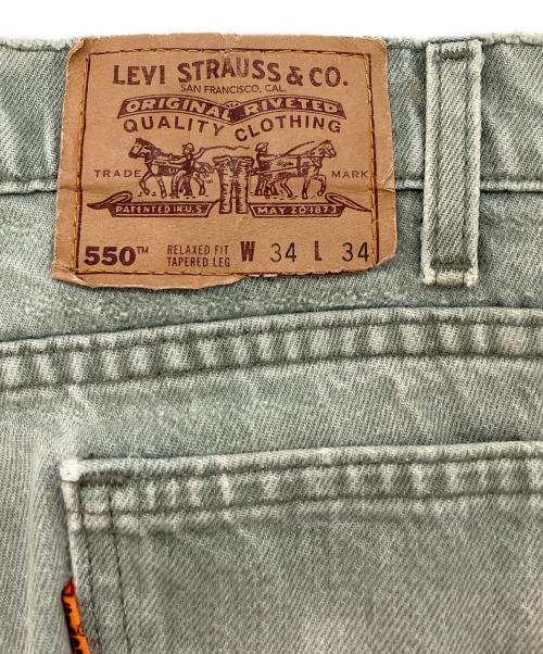LEVI'S（リーバイス）LEVI'S (リーバイス) 550 デニムパンツ グリーン サイズ:86cm W34の古着・服飾アイテム