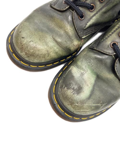 Dr.Martens（ドクターマーチン）Dr.Martens (ドクターマーチン) 8ホールブーツ グリーン サイズ:サイズ印字カスレにより不明の古着・服飾アイテム