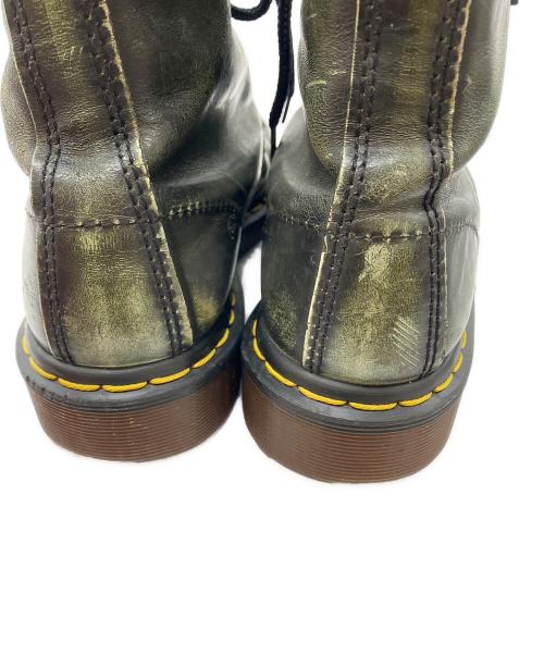Dr.Martens（ドクターマーチン）Dr.Martens (ドクターマーチン) 8ホールブーツ グリーン サイズ:サイズ印字カスレにより不明の古着・服飾アイテム