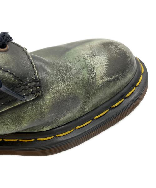Dr.Martens（ドクターマーチン）Dr.Martens (ドクターマーチン) 8ホールブーツ グリーン サイズ:サイズ印字カスレにより不明の古着・服飾アイテム