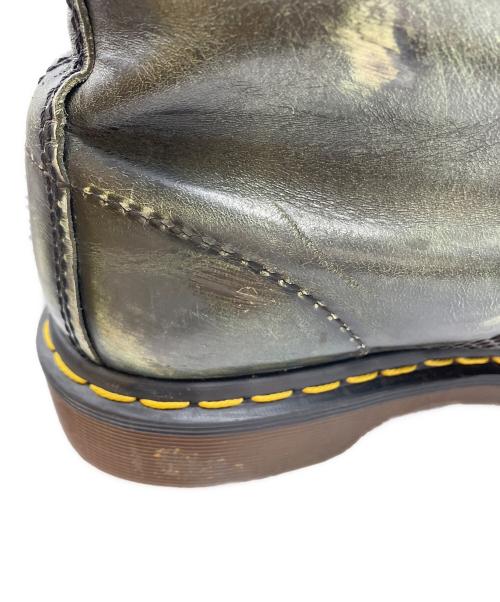 Dr.Martens（ドクターマーチン）Dr.Martens (ドクターマーチン) 8ホールブーツ グリーン サイズ:サイズ印字カスレにより不明の古着・服飾アイテム